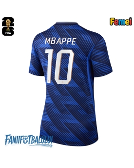 Franța Kylian Mbappe #10 Echipament de Fotbal Replică Mondial 2026 Femei Acasa